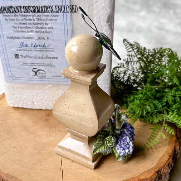 Lena Liu Whispers of Love From Above Figurine Butterfly Our Will Forever Remain - Picture 4 of 5